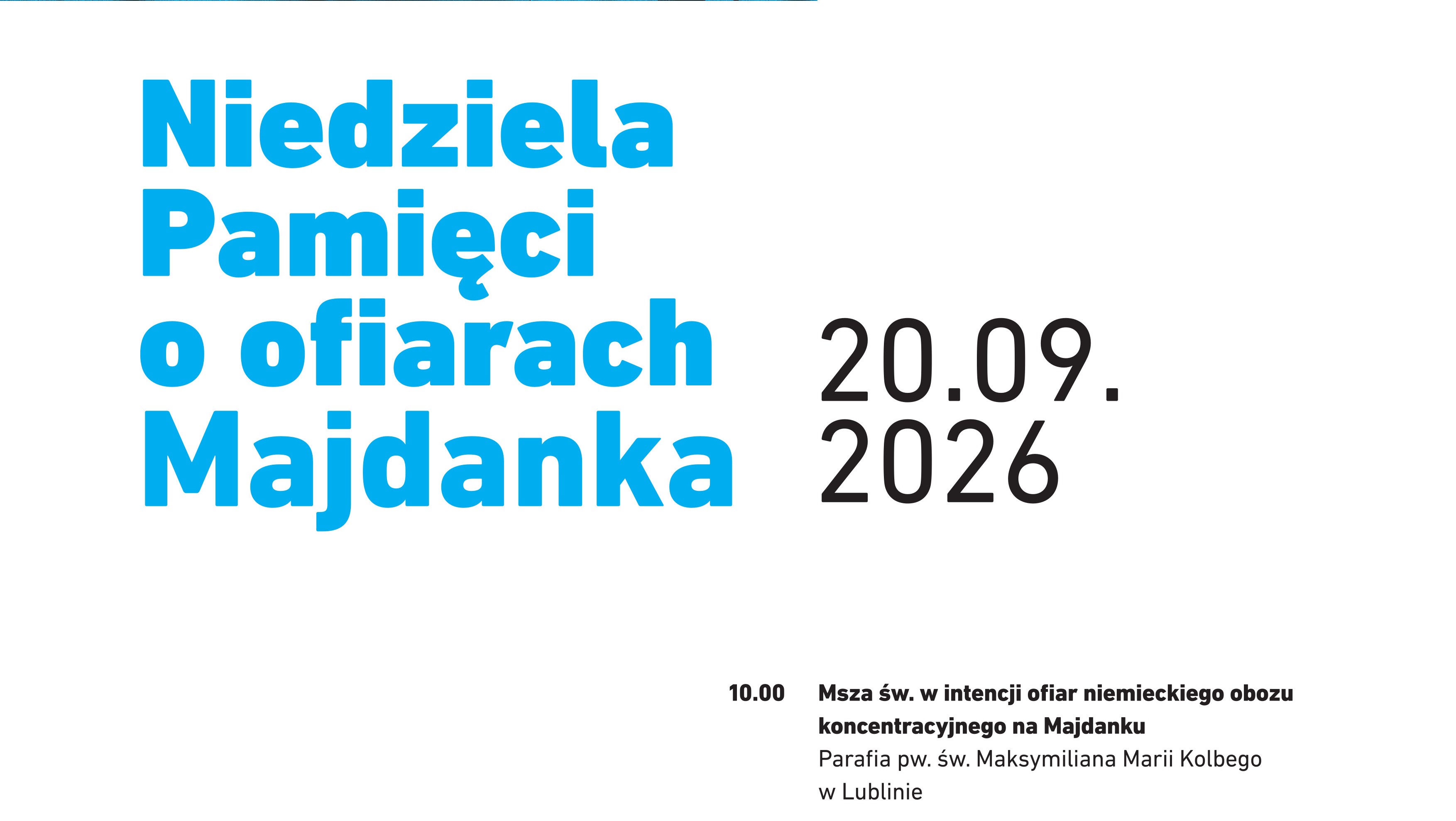 NIEDZIELA PAMIĘCI O OFIARACH MAJDANKA
